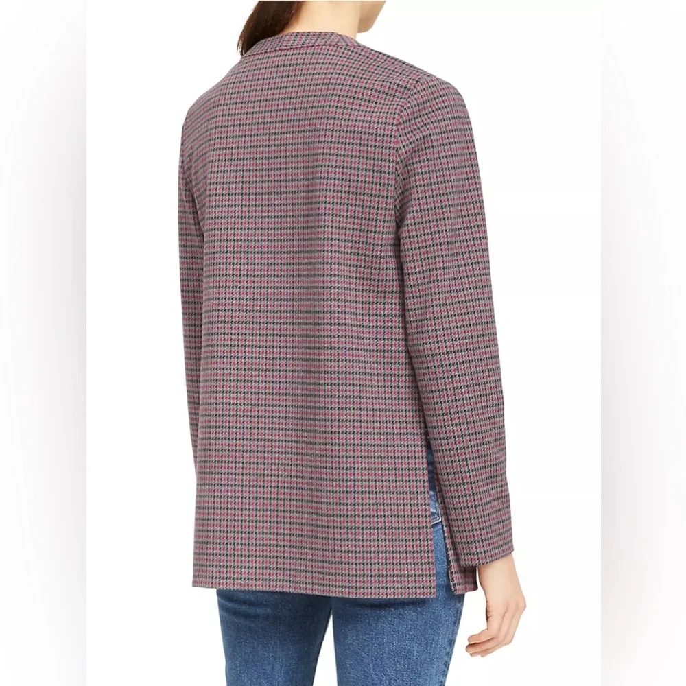 NWT Theory Collin Houdstooth Knit Cardigan